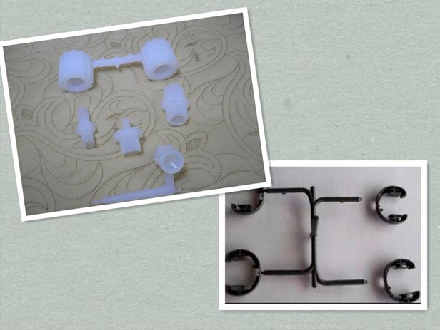 塑膠水口激光雕刻樣品圖