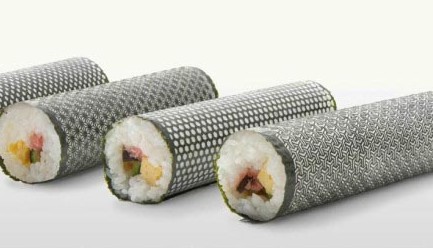 壽司、紫菜雕刻樣品