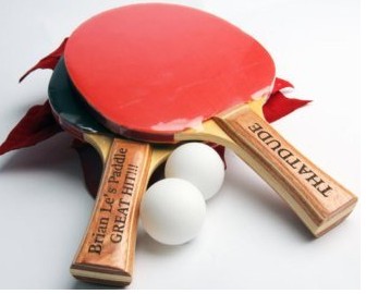 乒乓球拍激光雕刻樣品圖