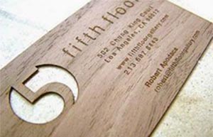 名片激光雕刻樣品圖